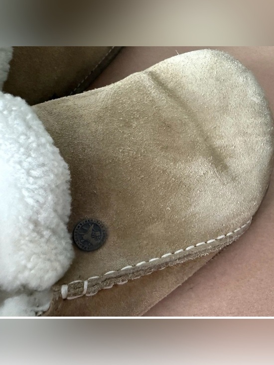 Birkenstock Zermatt Premium Clogs Slippers Shearling Size 42/ M9 /L11 Mink Suede main image 16